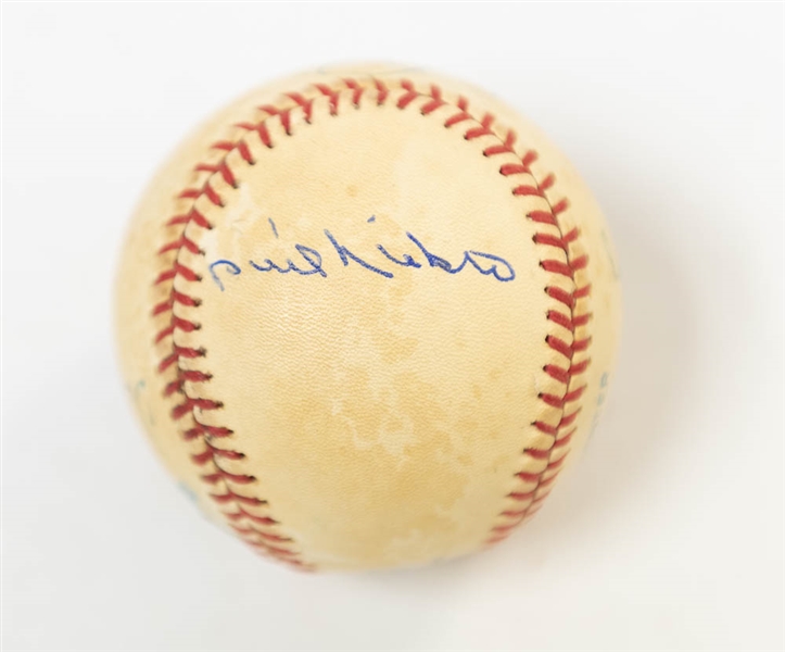 1985 New York Yankees Signed Baseball w/ Yogi Berra, Mattingly, Guidry, Winfield, P. Niekro, Baylor, Righetti - JSA Auction Letter