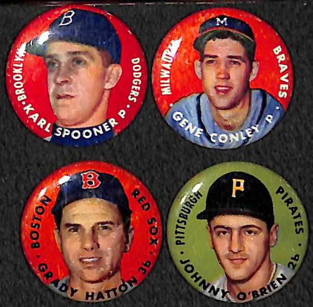 Lot of 15 Topps Baseball Pins w/ Skowron and Sievers