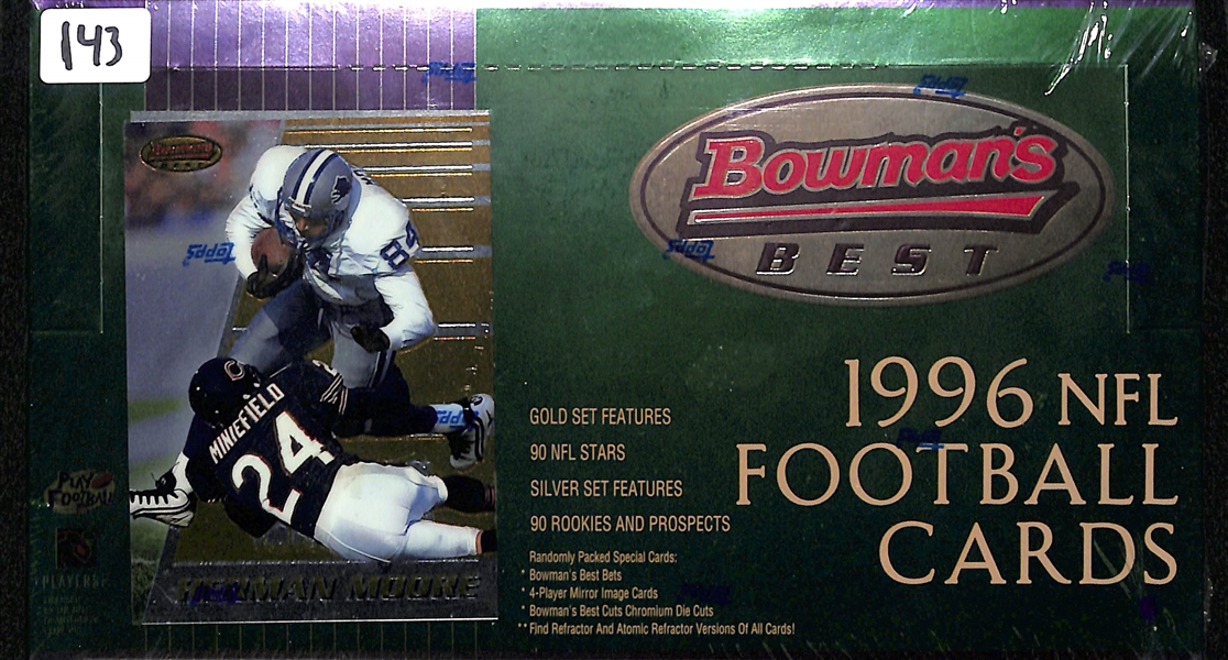 1996 Bowman's Best Football Sealed Hobby Box - Potential for Ray Lewis Rookie Card!