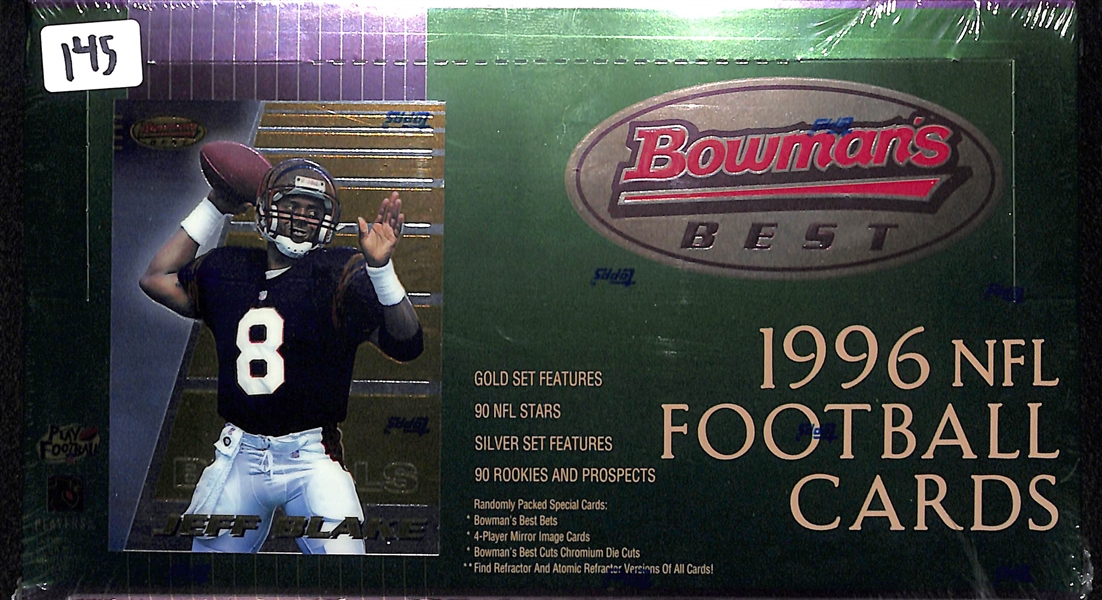 1996 Bowman's Best Football Sealed Hobby Box - Potential for Ray Lewis Rookie Card!