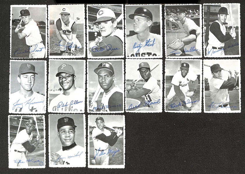1969 Topps Deckle Edge Set (Mostly Pack Fresh) - 33 Cards