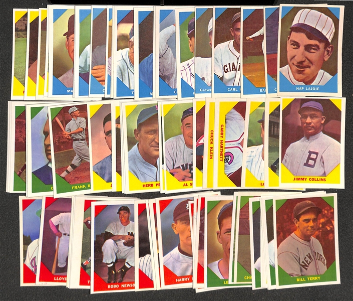 High-Grade 1960 Fleer Baseball Card Set (All 79 Cards) - Mostly Pack-Fresh!