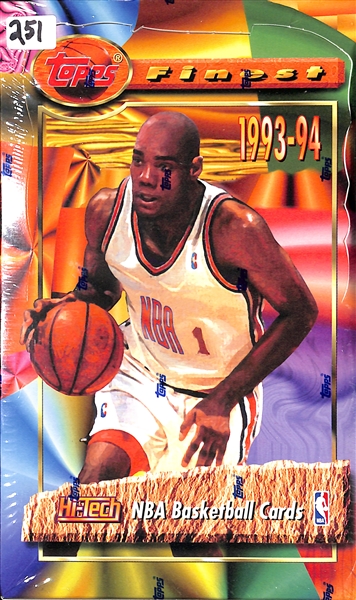 1993-94 Topps Finest Basketball Sealed Hobby Box - Look For Refractors & Michael Jordan