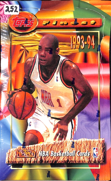 1993-94 Topps Finest Basketball Sealed Hobby Box - Look For Refractors & Michael Jordan