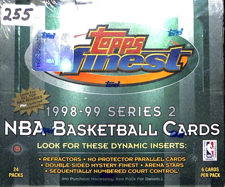 1998-99 Topps Finest Series 2 Basketball Sealed Hobby Box - Potential for Dirk Nowitzki RC!