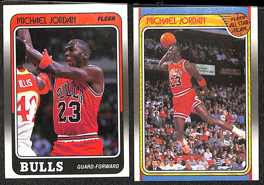 1988-89 Fleer Basketball Complete Set With Stickers (Jordan, Stockton Rookie, Hot Pippen Rookie) - VERY HOT SET!