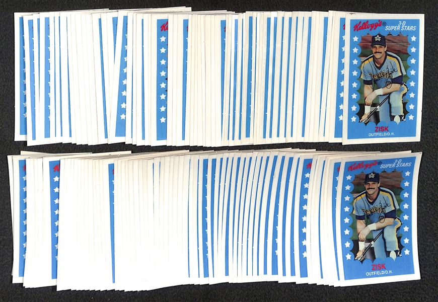 Lot of (2) Kellogg's 1982 3-D Card Sets