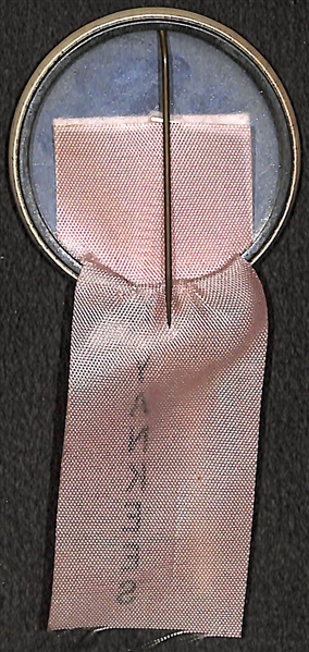 Rare Original 1950s Andy Carey (Yankees) Large PM10 Stadium Pin (2) w/ Ribbon & Charms (Name on Top)