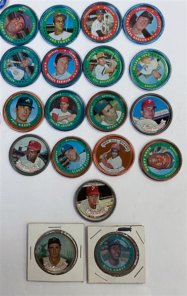 Assorted Coin & Medallion Lot w. Topps Gallery of Immortals 1984 Bronze Set