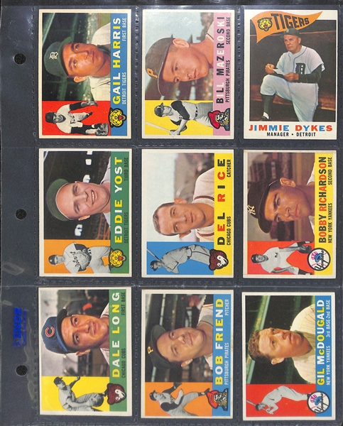 Lot of (200+) Assorted Topps & Bowman Baseball Cards from 1954 - 1969