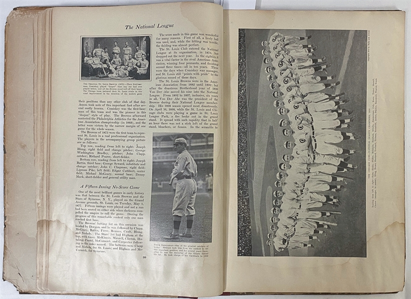 1911 Collier & Sons The Book of Baseball w. Many Vintage Photos