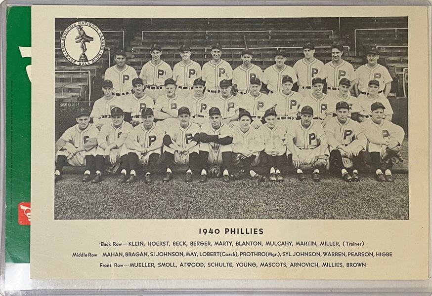 1960s-1980s Philadelphia Phillies Memorabilia Lot w. Ashburn Autograph - JSA Auction Letter