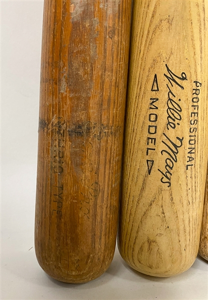 Lot of 3 Vintage Baseball Bats w. 1930s Gehrig Type Model