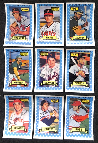1974 Kellogg's 3D Baseball Card Set (54 Cards)