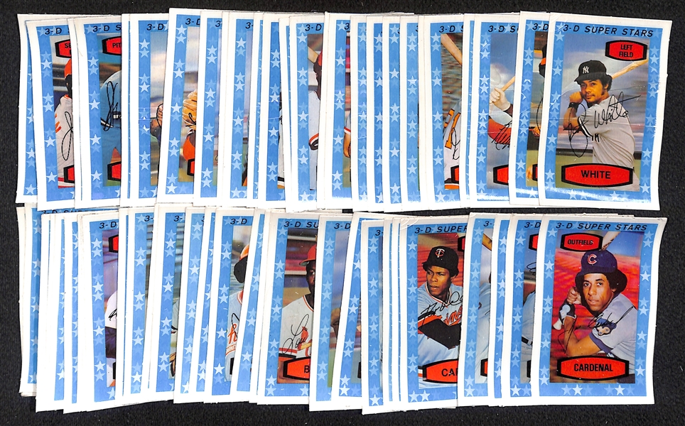 1975 Kellogg's 3D Baseball Card Set (57 Cards)