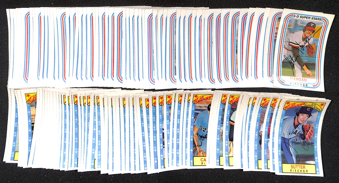 1976 and 1979 Kellogg's 3D Baseball Card Sets (1976 - 57 cards; 1979 - 60 cards)