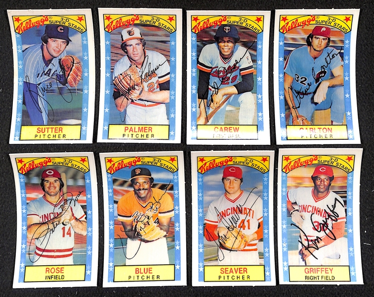 1976 and 1979 Kellogg's 3D Baseball Card Sets (1976 - 57 cards; 1979 - 60 cards)