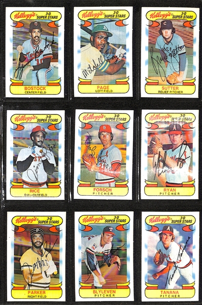 1977 and 1978 Kellogg's 3D Baseball Card Sets (1977 - 57 cards; 1978 - 57 cards)