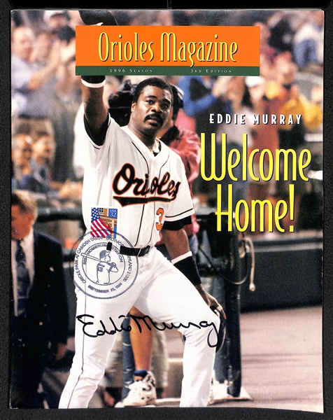 Lot of (5) Orioles Memorabilia Signed Magazines, Photos, Tickets - Ripken's Final Games - JSA Auction Letter