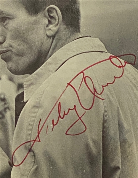 Johnny Unitas Signed Print In Frame - JSA Auction Letter