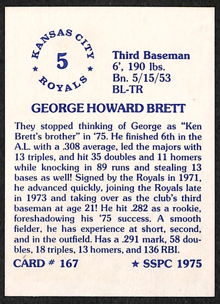Pack-Fresh 1976 SSPC Baseball Card Set (630 Cards w/ George Brett Rookie)