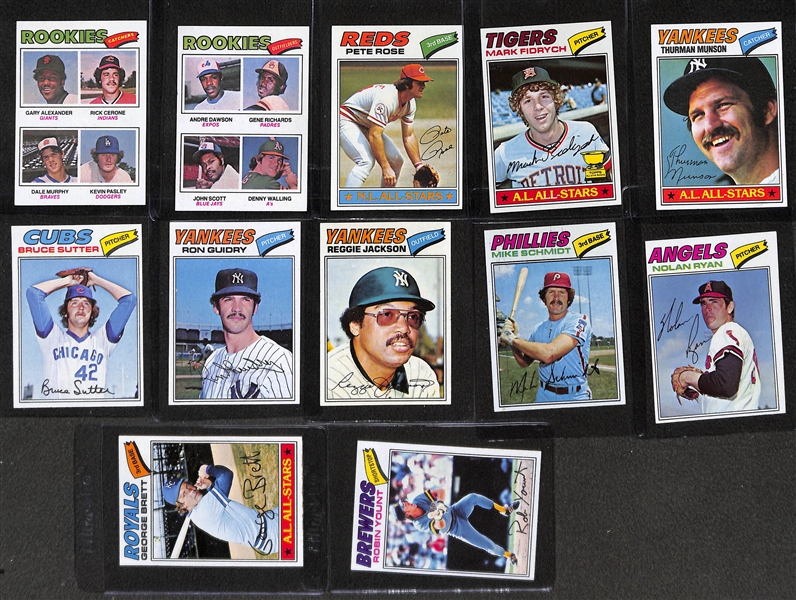 Pack-Fresh 1977 Topps Baseball Card Set