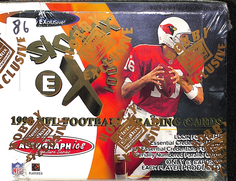 1998 Skybox EX Football Sealed Hobby Box  - Potential for Peyton Manning RC!