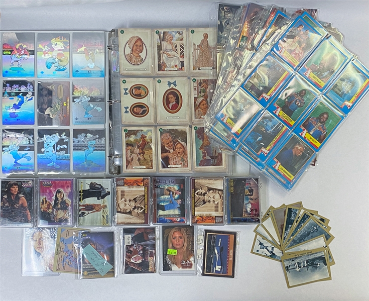 Lot of Non-Sports Cards, Partial Sets, & Sets from the Past 40 Years - Sets inc. Xena, Star Trek, (2) Wild Wild West