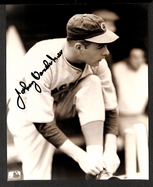 Lot of (6) Signed Baseball 8x10 Photos (Mostly HOFers) - Gibson, Palmer, Lemon, Aparicio, Barlick, Vander Meer - JSA Auction Letter