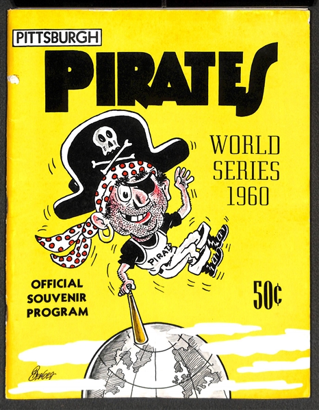 1960 World Series Program (Yankees vs. Pirates) - Unscored Pirates Cover