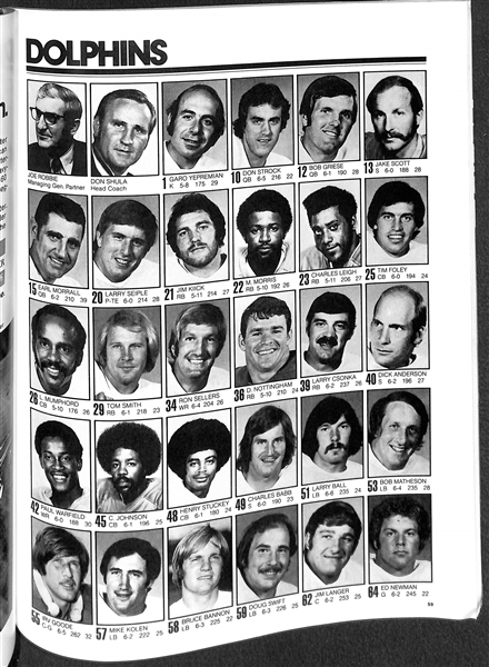 Vintage Super Bowl VI Program. January 13, 1974 - Miami Dolphins vs. Minnesota Vikings