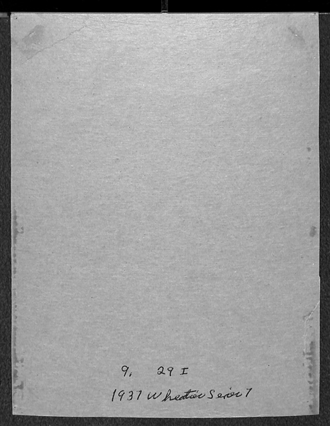 1937 Wheaties Series 7 Joe DiMaggio Panel (Writing on Back)