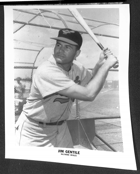 Lot of (32) Phillies and Orioles Photos/Cards, Inc. Photo Cards (7 Robin Roberts, 9 Brooks Robinson, 12 1964 Orioles in Original Envelope) & Other Items