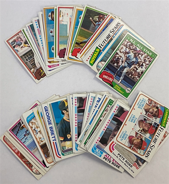 Box of Over (2,500) 1980-1982 Baseball Cards (w/Stars & Rookies) Includes 1982 Fleer Cal Ripken Jr. Rookie
