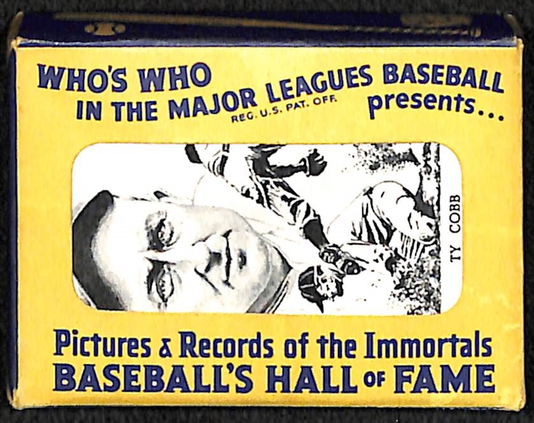 1950-51 Callahan Baseball Hall of Fame Lot of 61 Cards in Original Box
