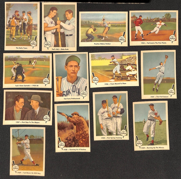 1959 Fleer Ted Williams Set (Mostly Pack Fresh) Missing Card #68 Above (79 of 80 Cards)