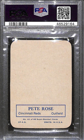 1969 Topps Super Pete Rose #41 Graded PSA 9 Mint