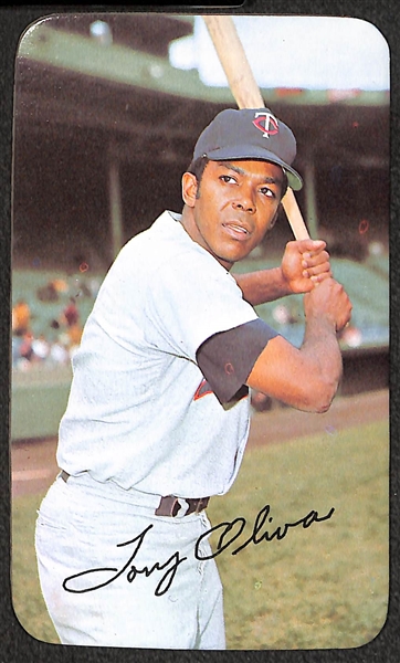Lot of (39) Mostly High-Grade 1971 Topps Super Cards w. Powell, Oliva, Allen, F. Howard