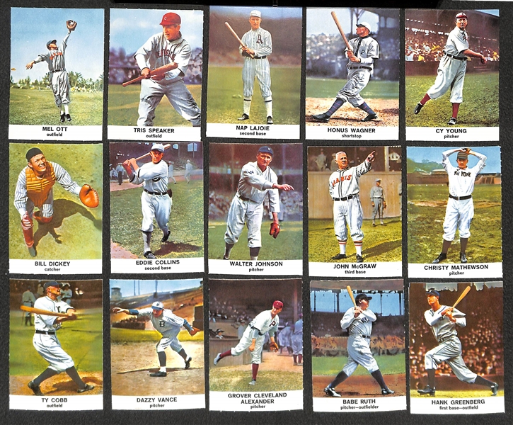 1961 Complete Set of (33) High-Grade Golden Press Baseball Cards