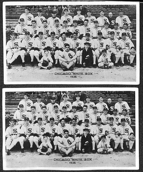 Lot of (19) Mostly 1936 National Chicle R313 Fine Pen Premiums Inc. Al Simmons and (2) White Sox Team Cards
