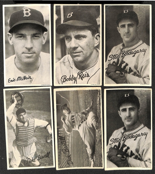 Lot of (25) Mostly 1936 Goudey R314 Wide Pen Premiums Inc. Cochrane, Greenberg, Kiki Cuyler, and Jimmy Dykes