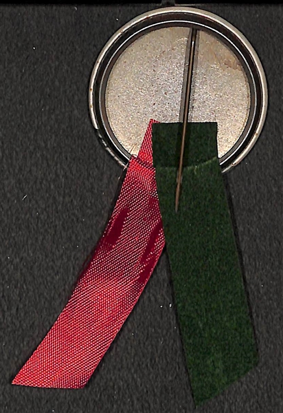 1950s PM10 Carl Erskine Brooklyn Dodgers Stadium Pin (w. Original Ribbon)