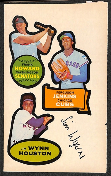 Lot of (3) 1968 Topps Action All-Star Stickers w/ Oliva and Jenkins