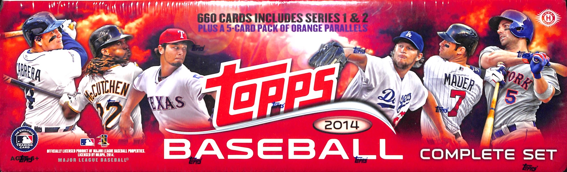 2014 Topps Factory Sealed Complete Series 1 & 2 Set (w. 5-card Orange Parallel Bonus)