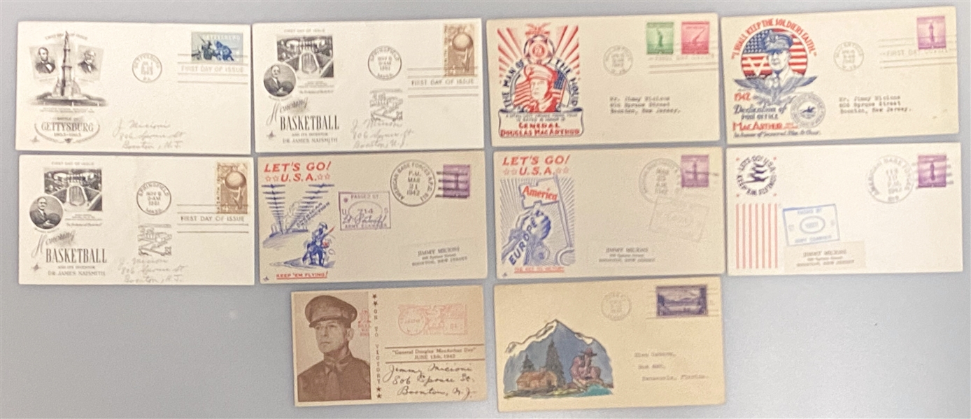 Lot of over (425) 1930s-1960s FDCs w. Babe Ruth, JFK, Presidents, Sports, Space, Christmas+