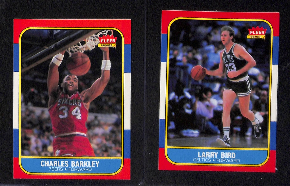 1986-87 Fleer Basketball Complete Set Missing the Michael Jordan Rookie (131 of 132 Cards) - Stickers Not Included