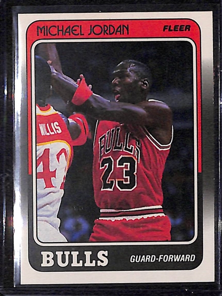 1988-89 Fleer Michael Jordan #17 3rd Year Card 