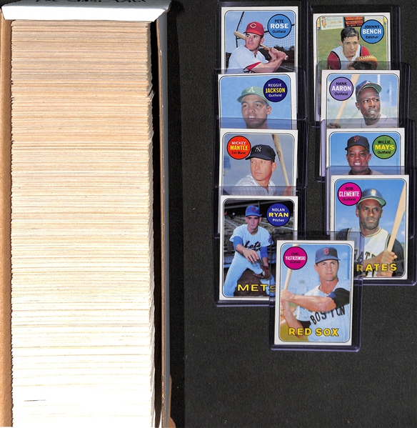 1969 Topps Complete Baseball Card Set (All 664 Cards in the Set)