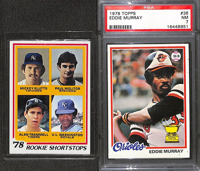 1978 Topps Complete Baseball Card Set (All 726 Cards in the Set) w. Eddie Murray PSA 7