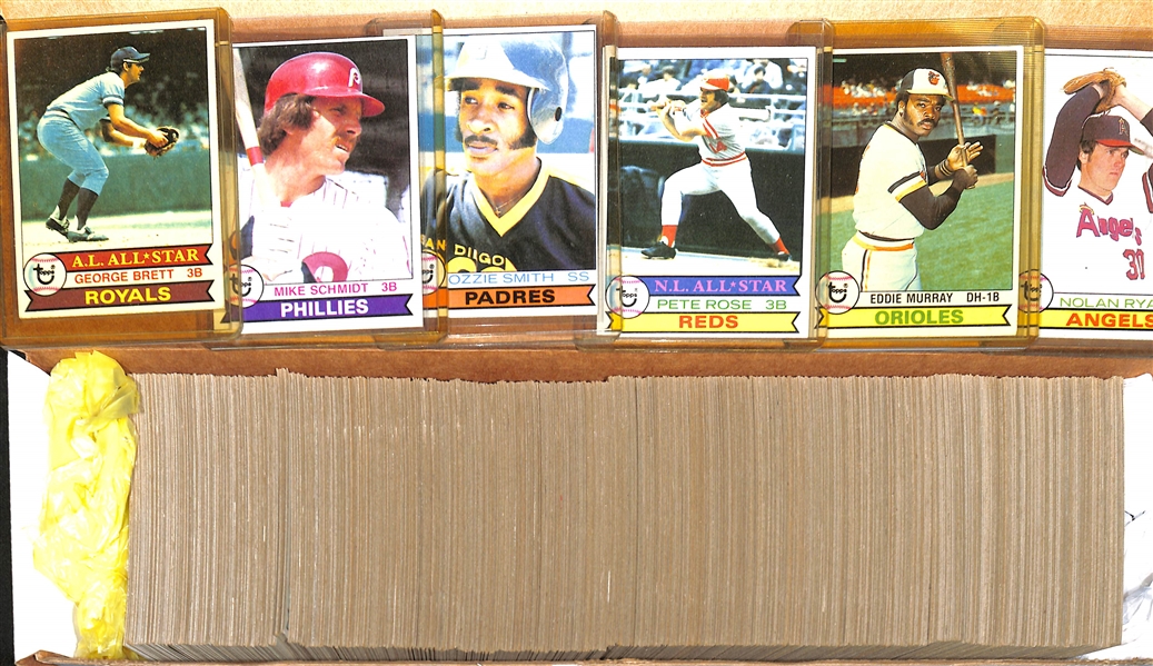 1979 Topps Complete Baseball Card Set (All 726 Cards in the Set) w. Ozzie Smith Rookie Card